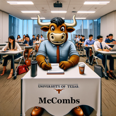 Bevo enrolled at University of Texas McCombs